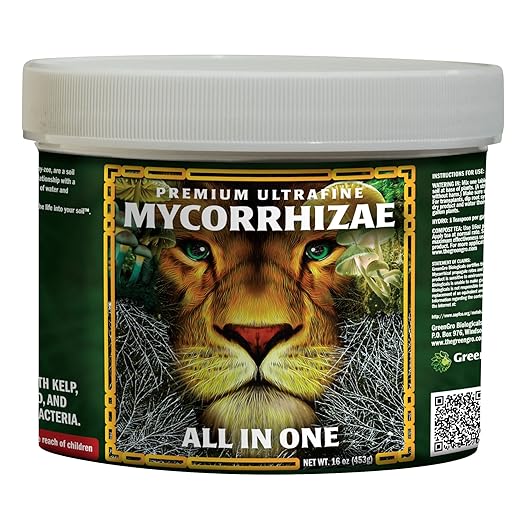 GreenGro Premium Ultrafine Myco - Mycorrhizal Inoculant & Water Soluble Root Enhancer from Superior Strains/Improves Nutrient Uptake & Eases Transplant/Indoor & Outdoor Plant Fertilizer (1 lb)