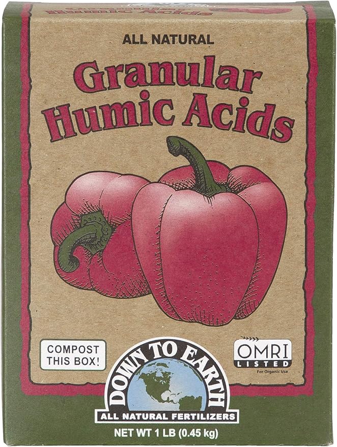 Down to Earth Organic Granular Humic Acids Fertilizer Mix, 1 lb