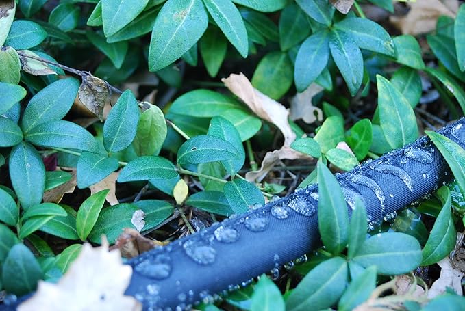 Gilmour 100049289 Garden Hose Flat Soaker Black 50 feet 870501-1001, 50' (50' (4-Pack))