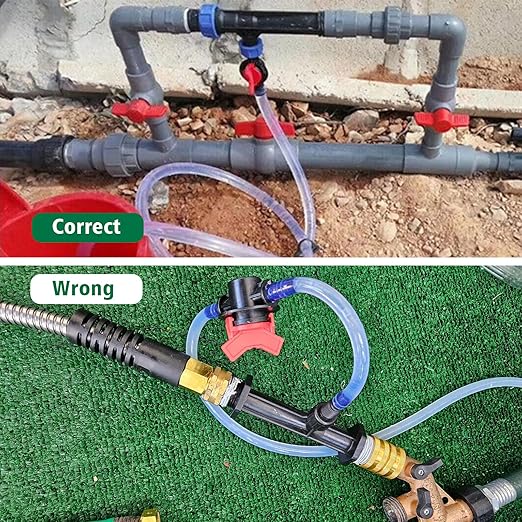 Irrigation Venturi Fertilizer Injector Kit - 3/4 inch Mixer Injectors for Garden Agriculture Water Drip IrrigationTube Garden Ozone Injector - 1 Set