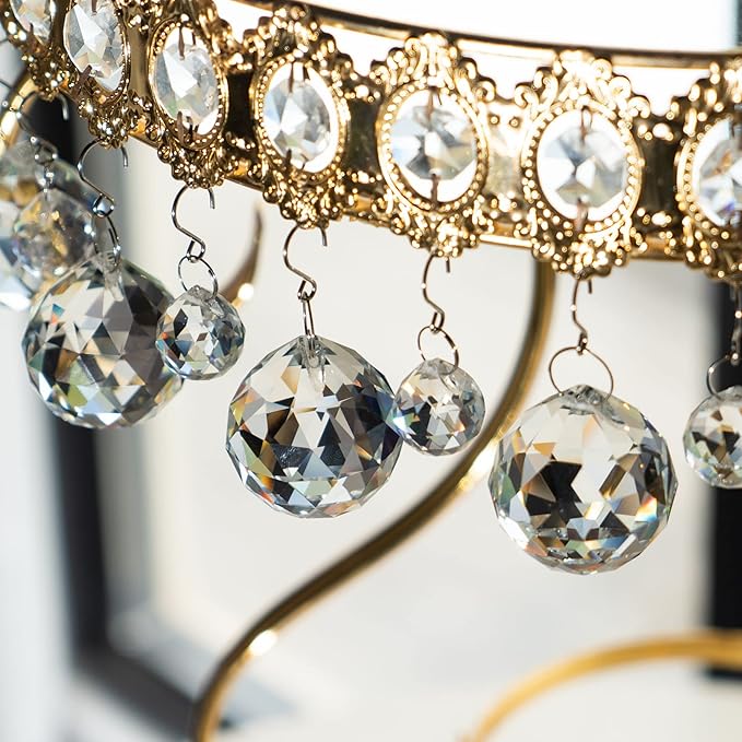 Crystalsuncatcher 20Pcs 1.75 inch/40mm Clear Crystal Ball Prism Pendant Suncatcher for Feng Shui/Divination or Wedding/Home/Office Decoration