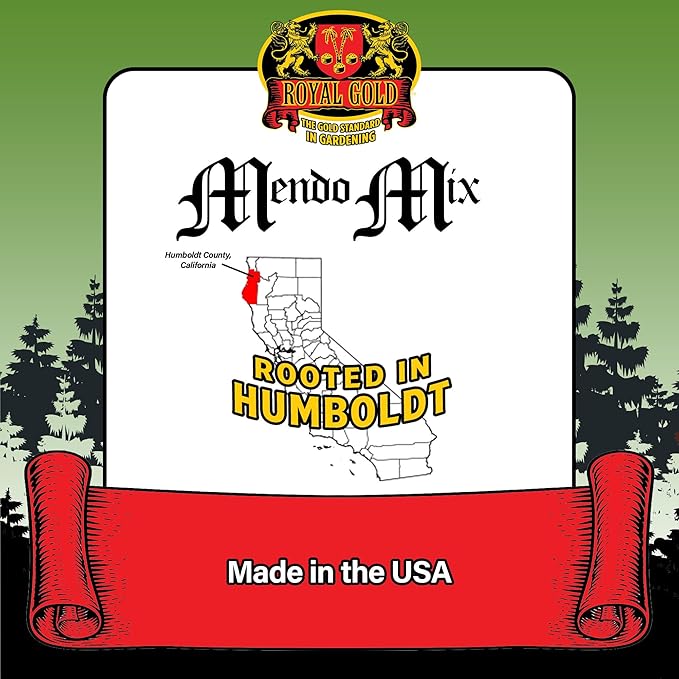 Royal Gold Mendo Mix Soil Amendment, 1.5 Cubic Foot - for Strong Root Development and Aggressive Growth, Ideal for Outdoor Gardening in Hot and Dry Climates