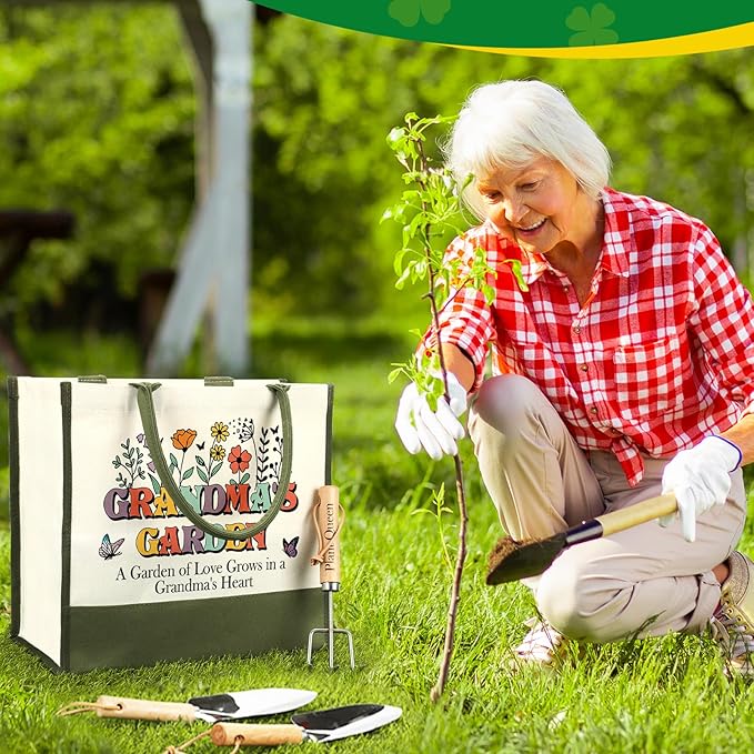 Gardening Tools Gifts for Grandma,Grandma from Granddaughter Grandson, Grandma Birthday Gifts Ideas, Great Grandma Gfits Best Grandma Ever Gifts for Plant Lover Grandmother Nana Gigi
