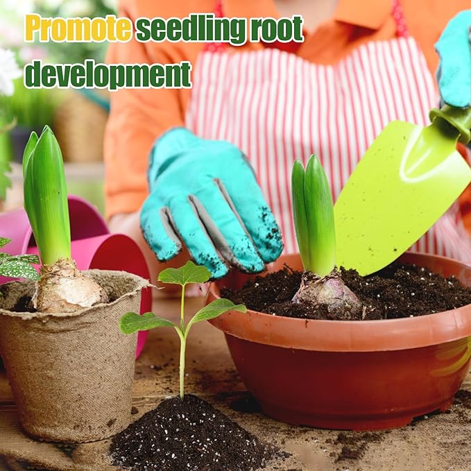 Organic Seed Starter Premium Potting Soil Mix 1qt, All Natural Seed Starter Mix for Fast Germination and Vigorous Seedlings with Strong Root Systems