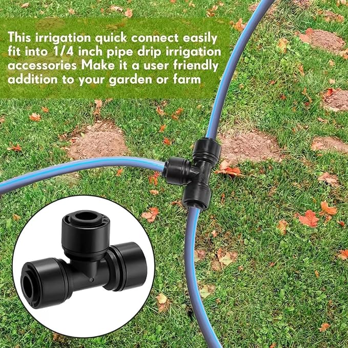 1/4 Inch Drip Hose,50 Foot Gray Drip Hose,for DIY Garden Irrigation Systems,Hydroponics,Spray Hose,Drip Emitter,or as a Blank Distribution Tube for any Garden Project (15 m)
