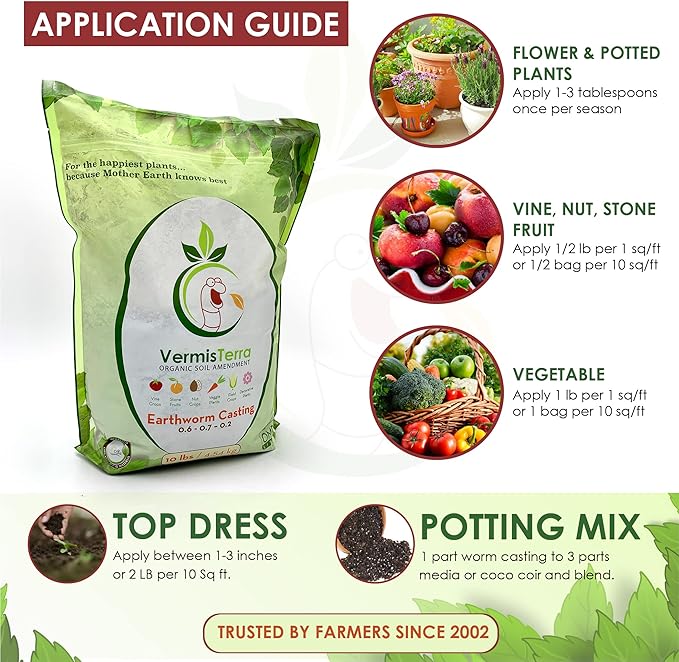Earthworm Castings 10 LB Standard