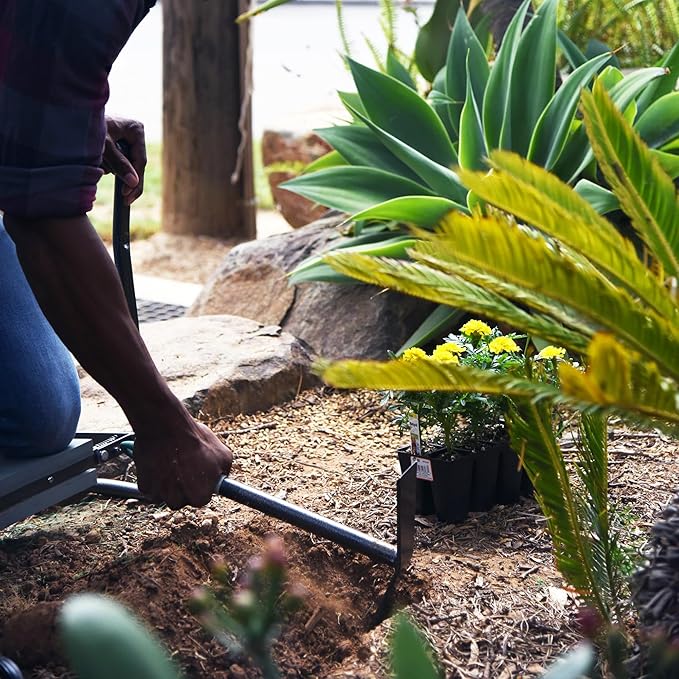 Yard Butler Terra Mattock - Ergonomic & Durable Yard Tool for Lawn Care - Tiller Tool for Gardening - Essential Garden Cultivator - Lawn & Garden Tool for Gardening & Weeding