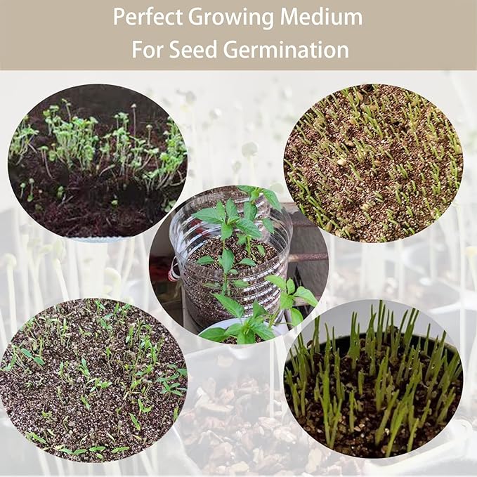 Natural Coarse Vermiculite 20QT for Plants Organic Occurring Mineral Potting Mix Grow Medium for Potted Plants, Hydroponics, Terrariums, Orchids, Mushroom Growing Or Reptile Habitats