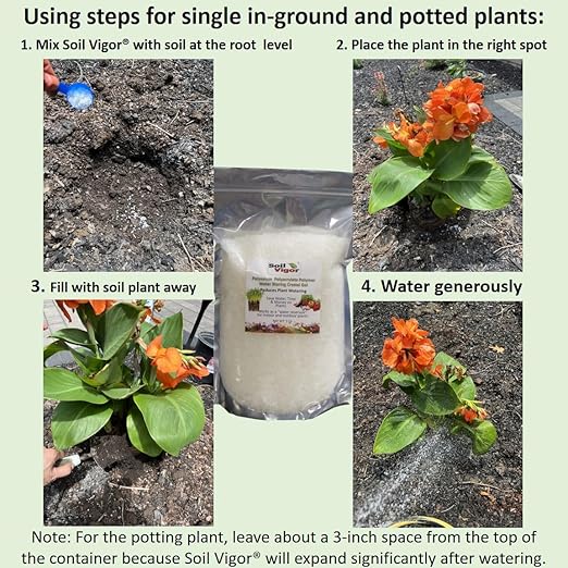 Commercial Grade Super Absorbent Polymer Potassium Based Water Crystal (20 Pound)