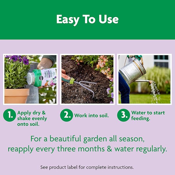 Miracle-Gro Shake 'n Feed Rose and Bloom Plant Food - Promotes More Blooms and Spectacular Colors (vs. Unfed Plants), Feeds Roses and Flowering Plants for up to 3 Months, 1 lb.