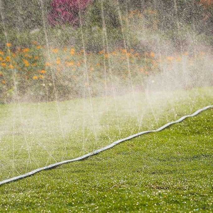 Sprinkler Soaker Hose 75ft for Garden Lawn, Watering Hose with Holes, High-Efficiency Water-Saving Garden Irrigation System, Drip Hose Sprinkler
