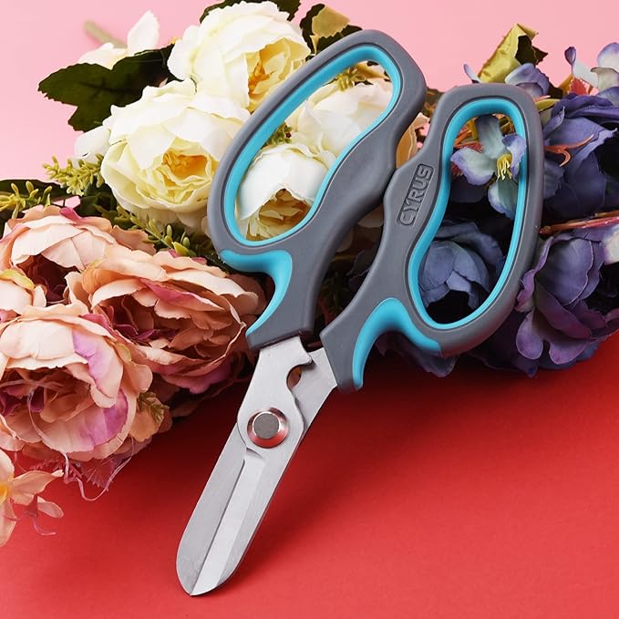 CYRUS Garden Shears Pruner Secateurs Pruning Scissors Flower Sharp Gardening hand tools Florist Bonsai Cutters Rose Snips
