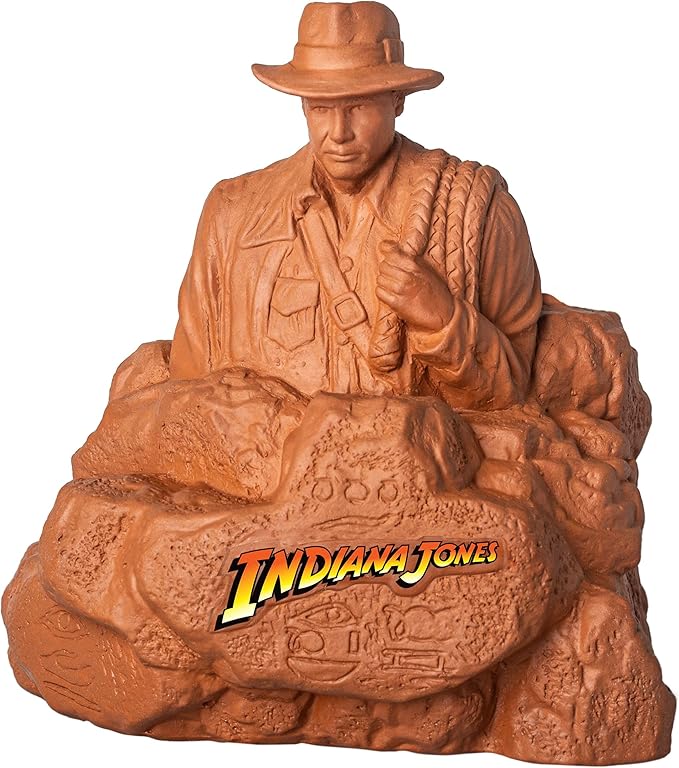 Chia Pet Indiana Jones with Seed Pack, Decorative Pottery Planter, Easy to Do and Fun to Grow, Novelty Gift, Perfect for Any Occasion