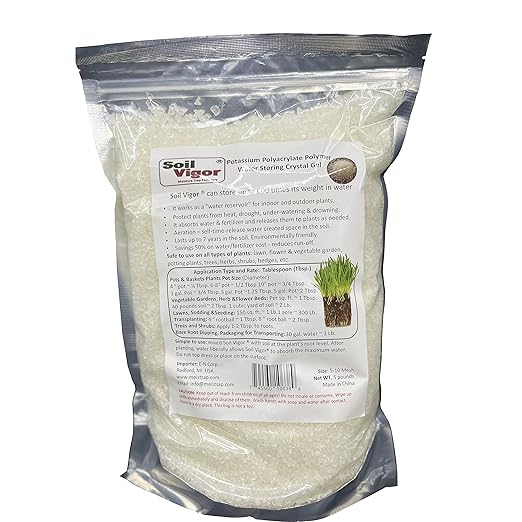Potassium Polyacrylate Super Absorbent Polymer 5 Pounds