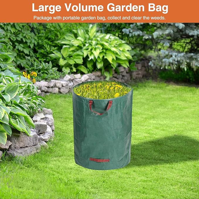 SEFONE Weed Puller Tool, Gardening Stand Up Weeder Tools with Long Handle 58” Manual Weeder Remover for Yard Lawn Patio and Garden Without Bending Pulling or Kneeling