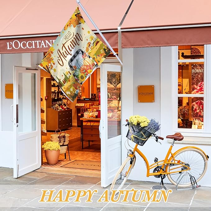 12 Pcs Seasonal Garden Flag 3 x 5 ft Yard Flags for Outside Double Sided Holiday Banner with Grommets for Spring Summer 4th of July Outdoor Banner Decorations