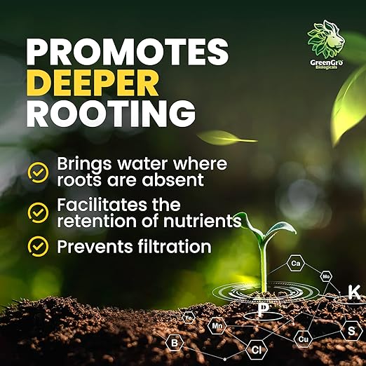 GreenGro Granular Plus Myco, All-in-One Fertilizer with Kelp and Humic Acid for Plants, Organic Root Stimulator Plant Food with Mycorrhizae for Indoor & Outdoor Gardens 50 lb