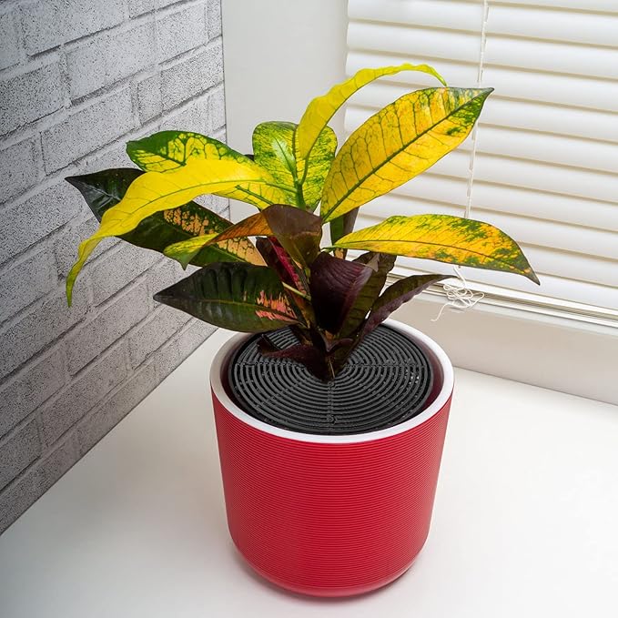 4 Pcs Plant Pot Grid Soil Protector Covers Cuttable Flower Protector 1 from Animals 20.5" 11.8" Cat Digging Stopper Plant Pot Cover with Stakes for Indoor Outdoor Gardening(Black)