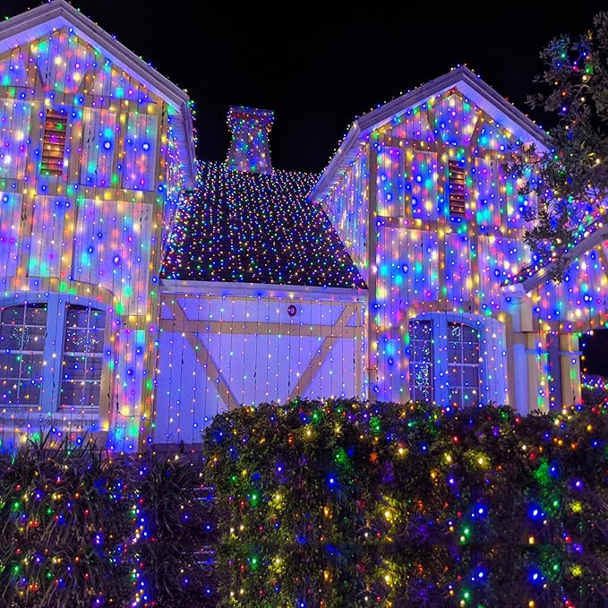 Vivideal 165ft Easter Lights Outdoor Waterproof, 500 LED Pastel Lights for Easter Clear Wire with 8 Modes, Plug in Pastel Fairy String Light for Bedroom Tree Home Party Garden Decorations