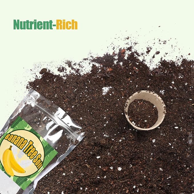 Premium Banana Tree Potting Mix for Optimal Seedling Growth 10qt, Suitable for All Indoor and Outdoor Banana Tree Varieties
