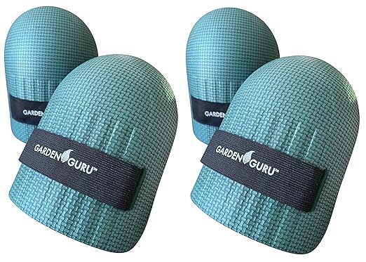 Garden Guru Home & Gardening Knee Pads – Waterproof EVA Foam Cushion, Soft Inner Liner, Comfortable Fit with Adjustable Straps (2 Pack)