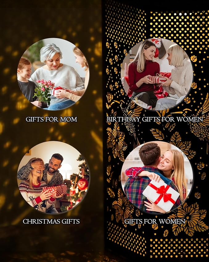 Hummingbird Solar Lantern Outdoor Waterproof - Birthday Gifts for Women Mom Grandma Men, Mothers Day Gifts, Solar Lights Outdoor Hanging Garden Decor for Outside, Patio, Yard, Lawn