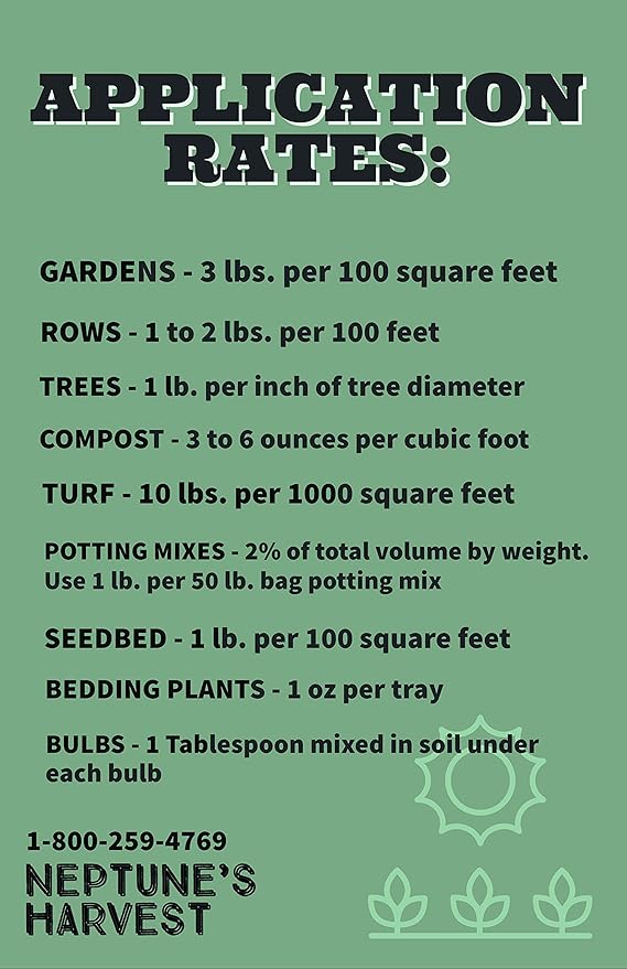 Neptune's Harvest Kelp Meal Multi-Purpose Plant Food 1-0-2, 4 lb