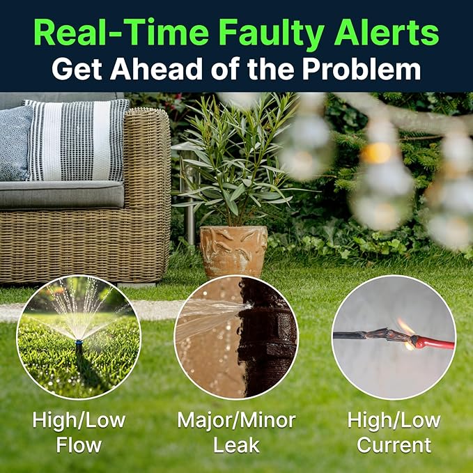 ImoLaza ET Master 4th Gen Smart Sprinkler Controller: Upgraded 16-Zone WiFi Irrigation Controller with Automated Watering, App Control, Smart Weather Skips and Fault Alerts