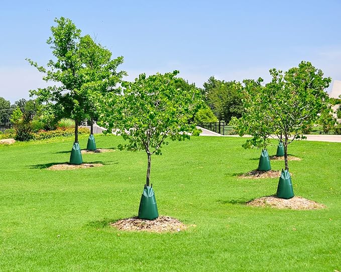 20 Gallon Tree Watering Bags, Reusable, Heavy Duty, Slow Release Water Bags for Trees, Premium PVC Tree Drip Irrigation Bags