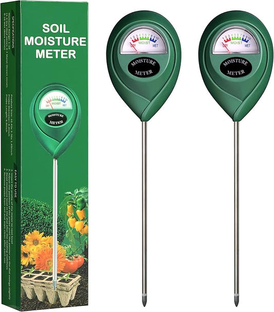 iPower Soil Moisture Meter, Plant Water Monitor Hygrometer Sensor for Garden, Lawn, Farm Indoor & Outdoor Care