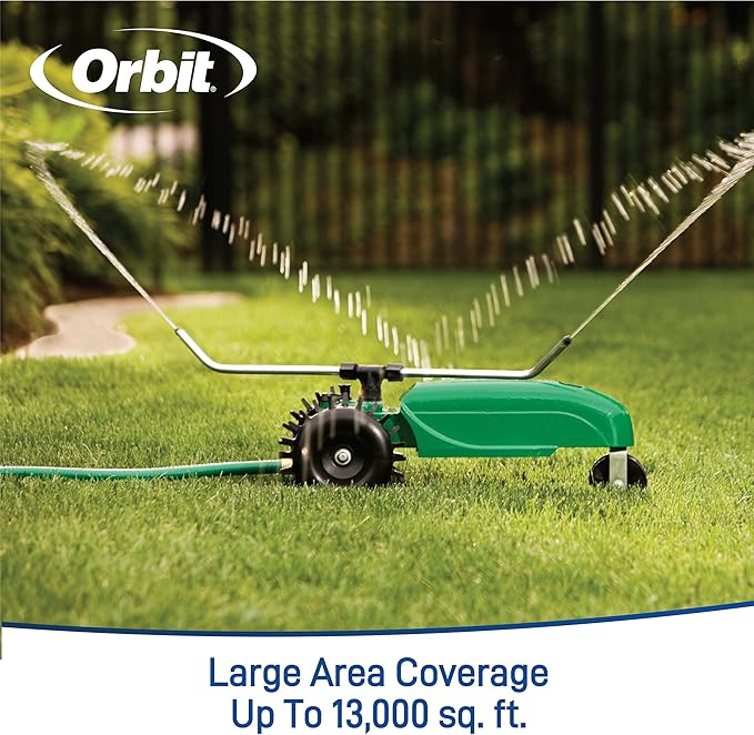 Orbit 58322 Traveling Sprinkler, Green (Traveling Sprinkler)