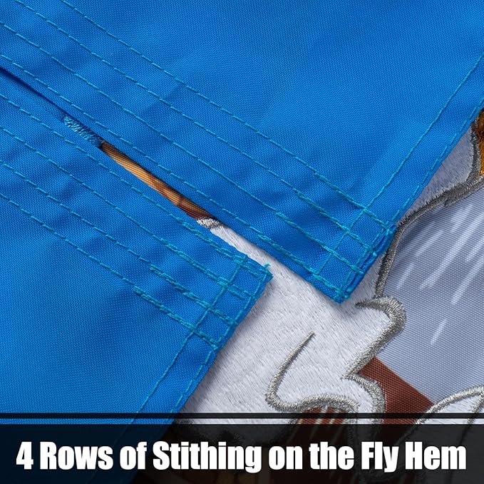 TOPFLAGS Louisiana Flag 3x5 Outdoor LA State Flags Double Sided Embroidered Longest Lasting Heavy Duty Polyester Stronger Brass Grommets 4 Stitched Hemming Perfect for Outside