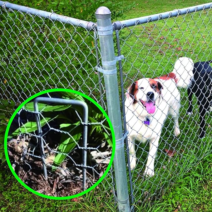 AAGUT 16 Pack Landscape Staples 6 Inch Garden Pins 11 Ga Galvanized Sod Landscaping Pins Heavy Duty Yard Lawn Tent Stakes for Weed Barrier Fabric, Inflatables, Artificial Turf, Irrigation Tubing Hose