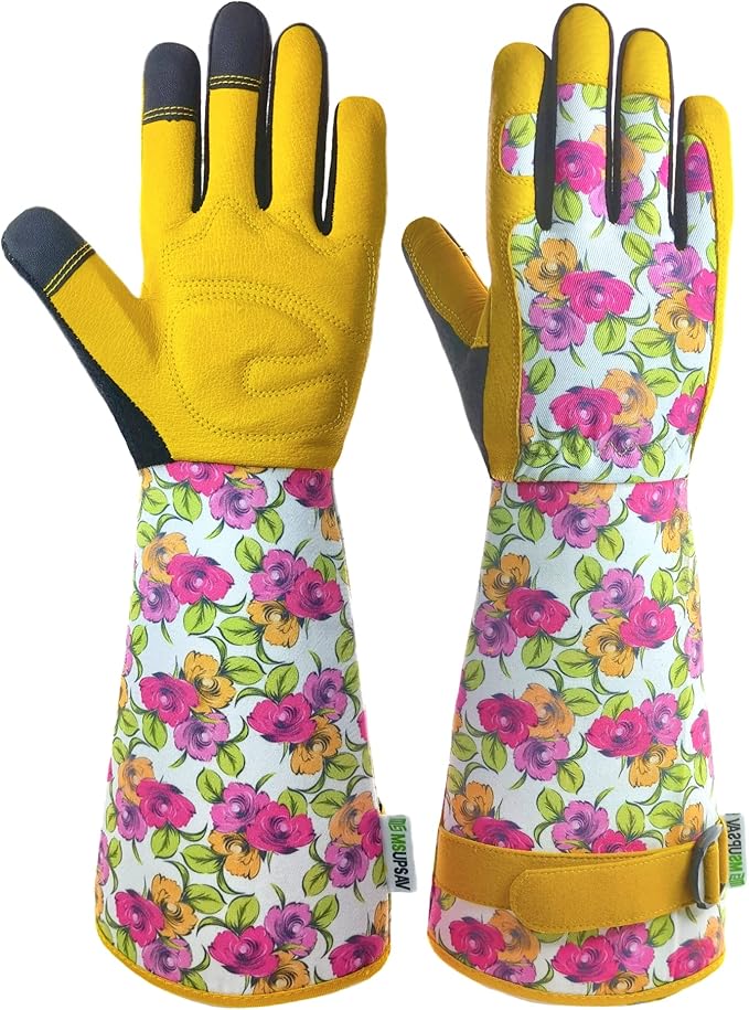 Gardening Gloves for Women and Men, Thorn Proof&Puncture Resistance Garden Gloves,Gauntlet Gloves,Gifts