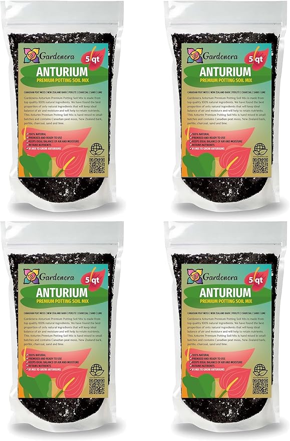 Anthurium Potting Mix - Unleash The Full Potential of Your Indoor Garden - 20 QUARTS