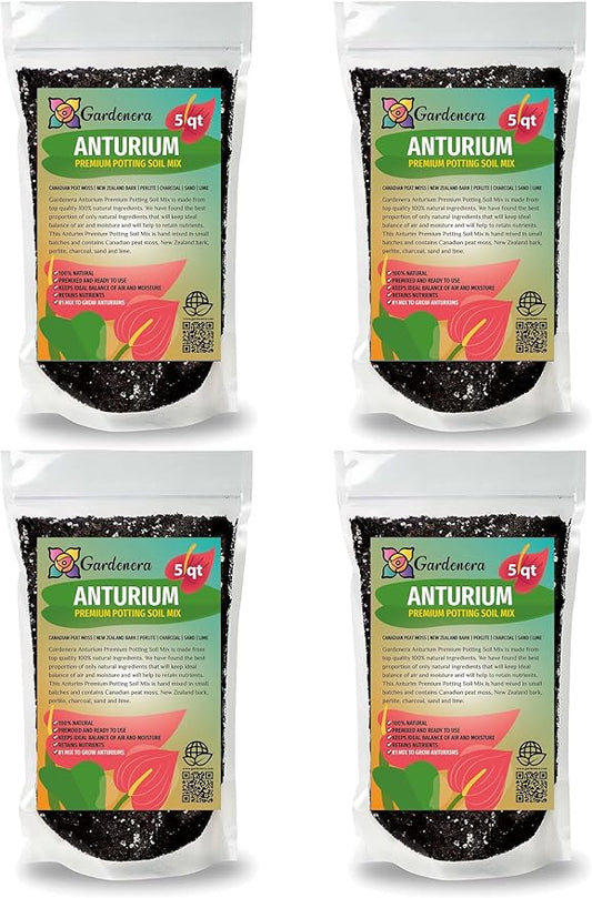 Anthurium Potting Mix - Unleash The Full Potential of Your Indoor Garden - 20 QUARTS