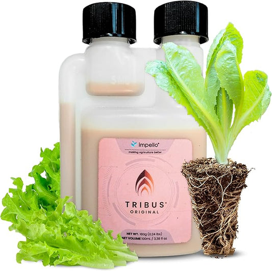 Tribus Organic Microbial Inoculant – Root Booster for Plants, Increases Plant Yield, Root Growth, Flower & Fruit Quality. Bloom Booster. Visible Root Growth in 24Hrs. Liquid Color May Vary. 3.38 oz