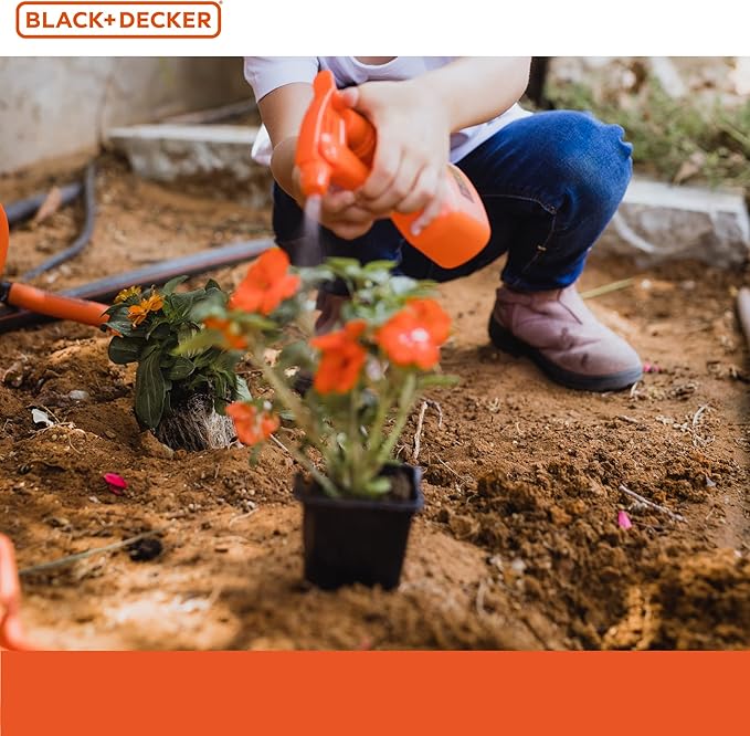 Black & Decker Kids Gardening Set – Pretend Play Set with Costume and Gardening Accessories