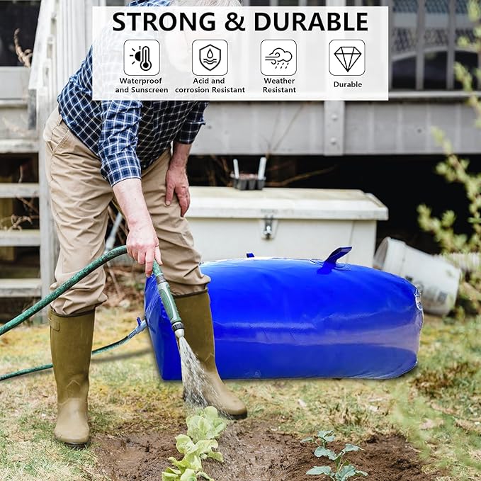 XITAO 264Gal/1000L Water Storage Bladder Large Capacity Water Storage Containers Portable Foldable Emergency Water Tank Water Bag for RVs, Drought Resistance, Fire Prevention, Agricultural Irrigation