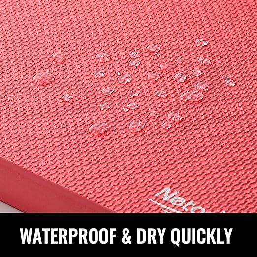 NETANY Extra Thick Kneeling Pad for Gardening, Comfortable Knee Pad Cushion, Extra Large Foam Kneeler Mat for Gardening, Baby Bath, Workout, Exercise & Yoga, Mechanic, 17.8 x 11 x 1.5 in, Red