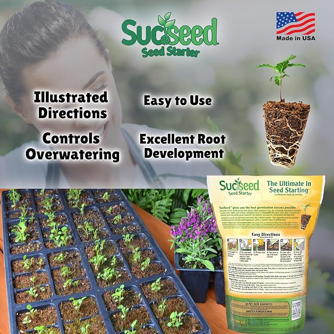 Mosser Lee ML0003 SucSeed® Premium Seed Starter 244 cubic inch (4L)Pack of 1
