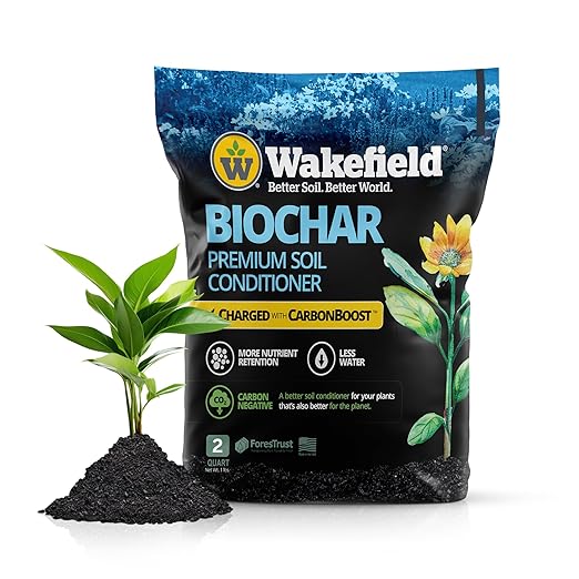 Wakefield Premium Indoor Potting Soil - Professional Biochar & Probiotics with CarbonBoost Technology - Ultimate Organic Potting Mix for Indoor & Outdoor Plants, Succulents & House Plants - 2Quarts
