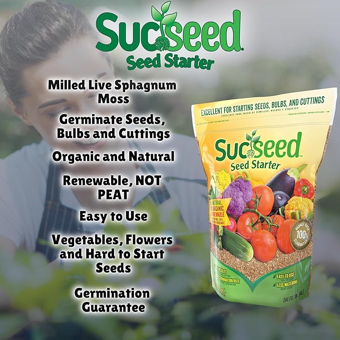 Mosser Lee ML0003 SucSeed® Premium Seed Starter 244 cubic inch (4L)Pack of 1