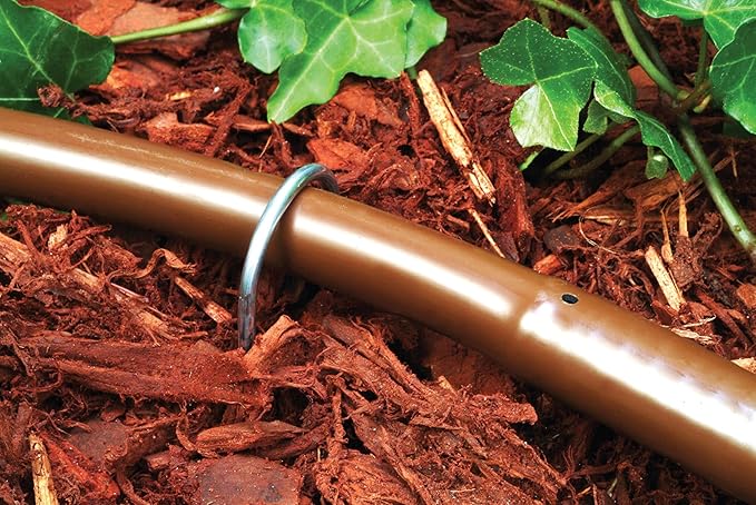 Rain Bird GS50/10PS Drip Irrigation 6" Galvanized Wire Stake for 1/2" Tubing, 10-Pack