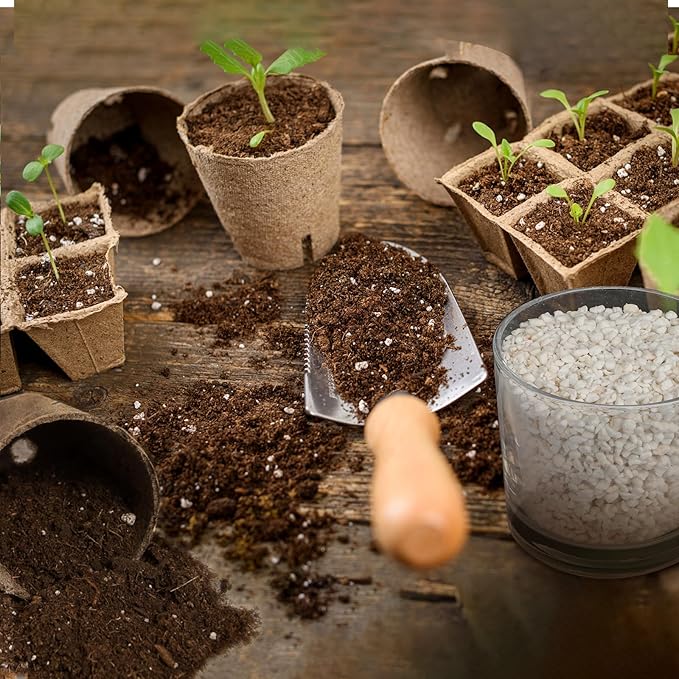 Horticultural Perlite for Plants 2qt, Natural Horticultural Soil Additive Conditioner Mix to Improve Soil Aeration & Dranage for Houseplant