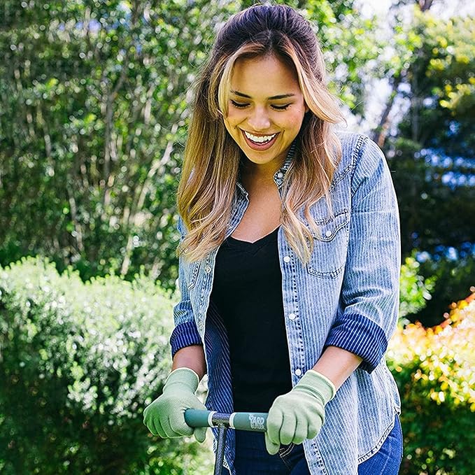 Yard Butler Spike Aerator - Durable Lawn Aerator for Easy Lawn Care & Healthy Growth - Prevent Lawn Damage by Breaking Up Compaction - Ergonomic Gardening Tool