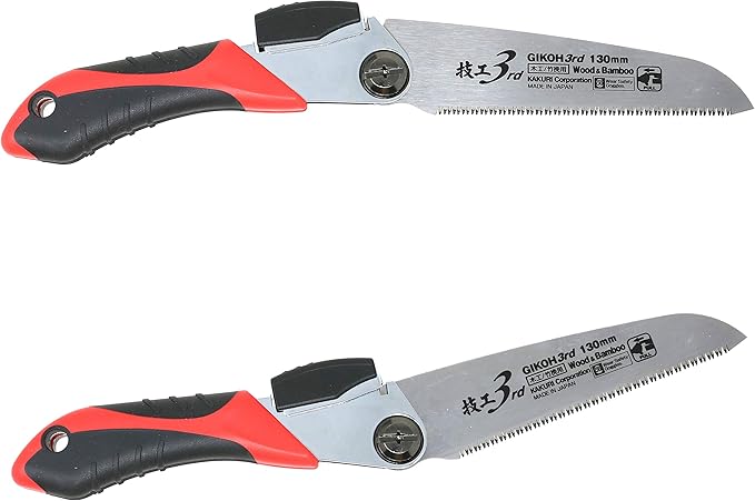 KAKURI Japanese Pruning Saw Folding for Branch & Bamboo Cutting 5-1/8" Replacement Blade, Made in JAPAN