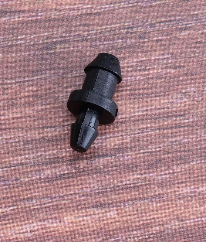 sowaka 30 Pcs Drip Irrigation Plugs Plastic Black 1/4 Inch Tube End Goof Hole Plugs Irrigation Stoppers for Home Garden Lawn Supplies