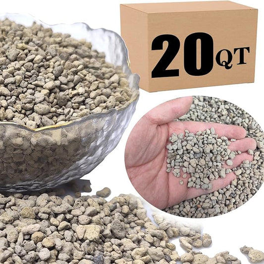 Horticultural Pumice for Plants Professional Sifted (20QT, 1/4 inch)