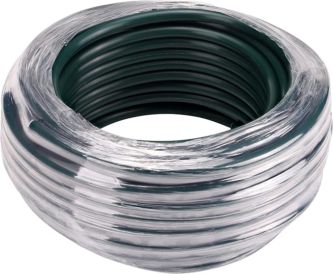 Raindrip R256DT Supply Tubing, 1/4 in x 50 ft, Green Polyethylene, Drippers, Emitters, Irrigation Parts, and Drip Systems